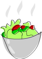 fresh baked salad